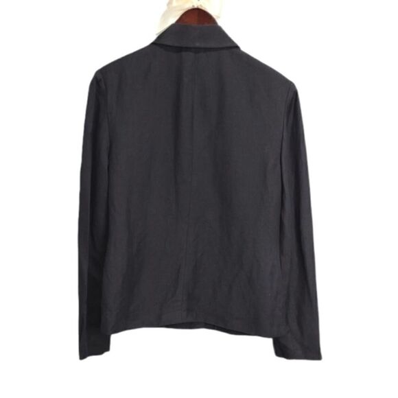 AnnāTylorāLinenĀ BlackāBlazerāSizeā6 - Picture 2 of 6